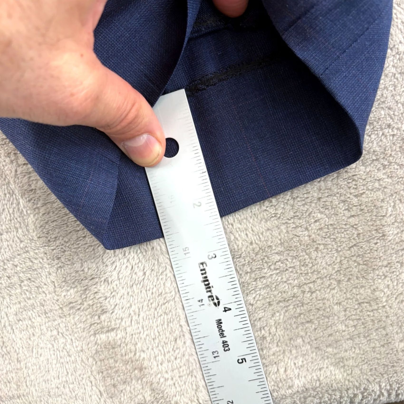 Peter Millar Peter Millar Wool Dress Pants Trousers Flat Front Blue Plaid 38x31 Men Dress Pants Wool Straight Comfortable Regular Fit Mens Size US 38 / EU 54 - 6 Thumbnail