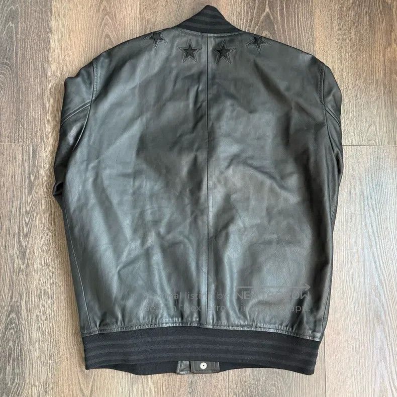 Givenchy Givenchy Size52 Original Star Five-Star Leather Jacket Base Size US M / EU 48-50 / 2 - 2 Thumbnail