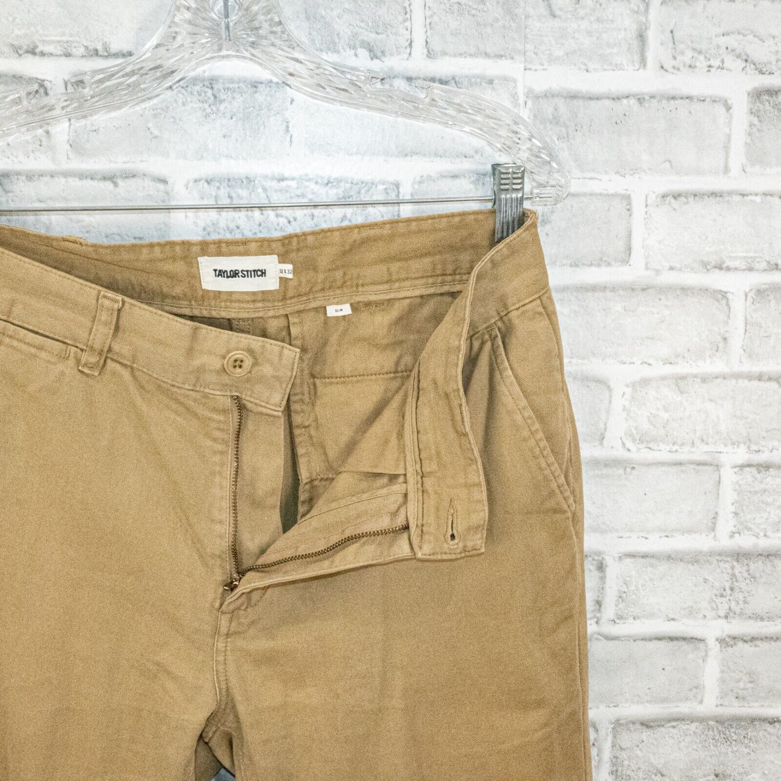 Taylor Stitch Taylor Stitch Slim Foundation Pant Chinos in organic Khaki Size US 32 / EU 48 - 8 Thumbnail