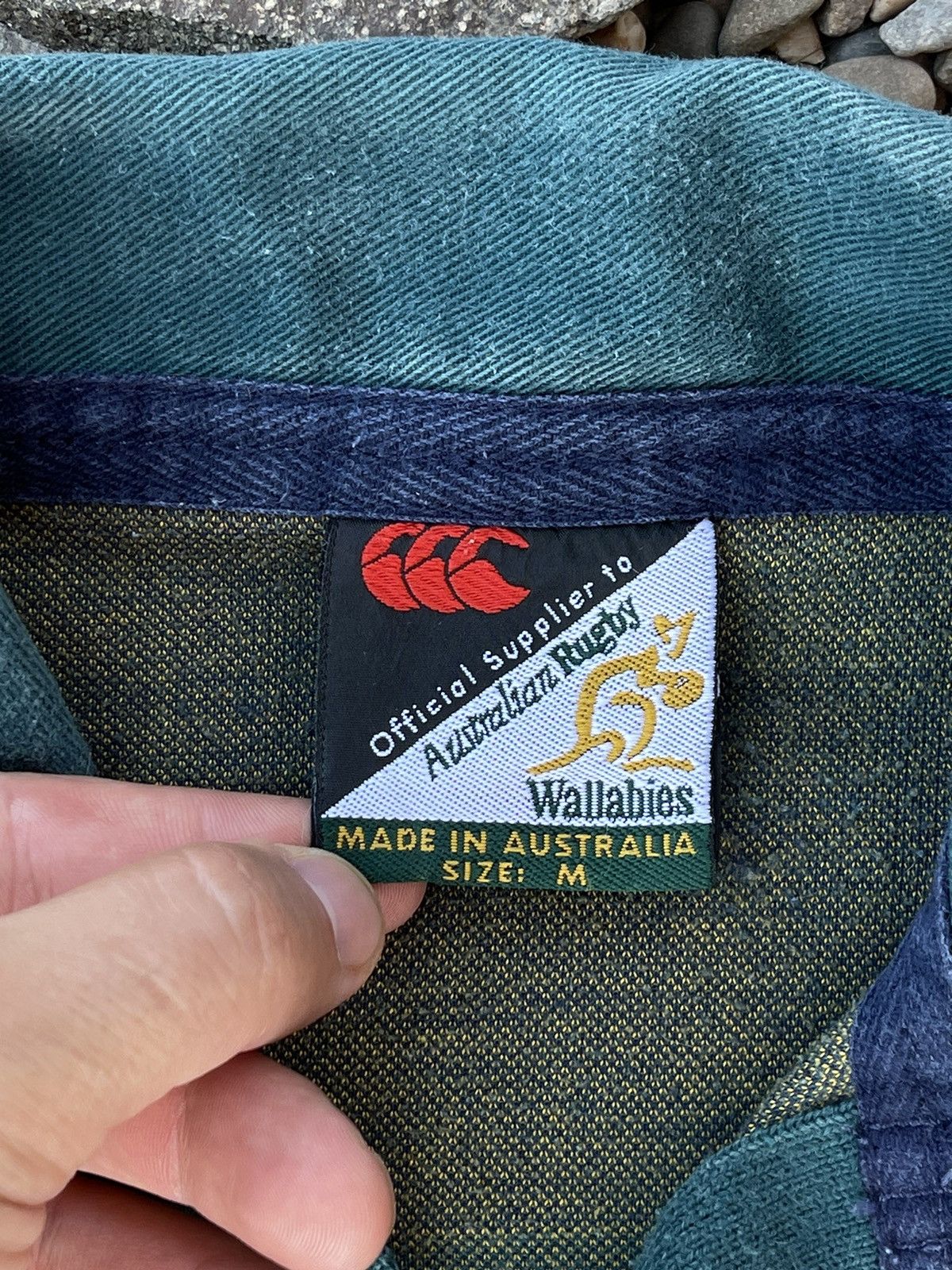 Canterbury of New Zealand Australia 90s rugby vodafon Wallabies vintage jersey rare Size US M / EU 48-50 / 2 - 10 Thumbnail