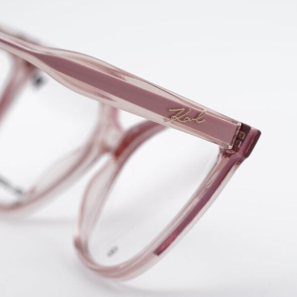 Karl Lagerfeld Karl Lagerfeld KL6155 652 Eyeglasses Antique Rose 53mm Size ONE SIZE - 3 Thumbnail