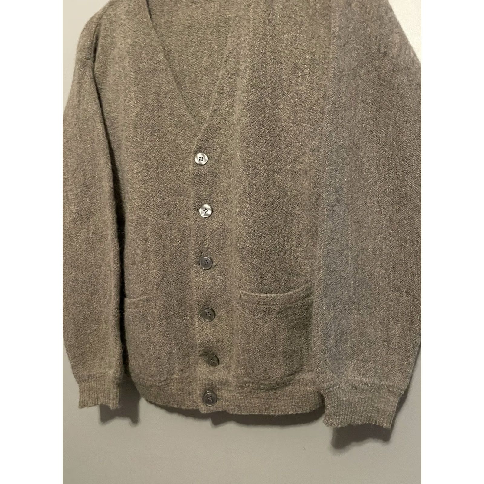 Vintage VINTAGE Farley Kentucky Alpaca Cardigan Size M Grey Knit Sweater Gitman Bros E521 Men Size US M / EU 48-50 / 2 - 5 Thumbnail