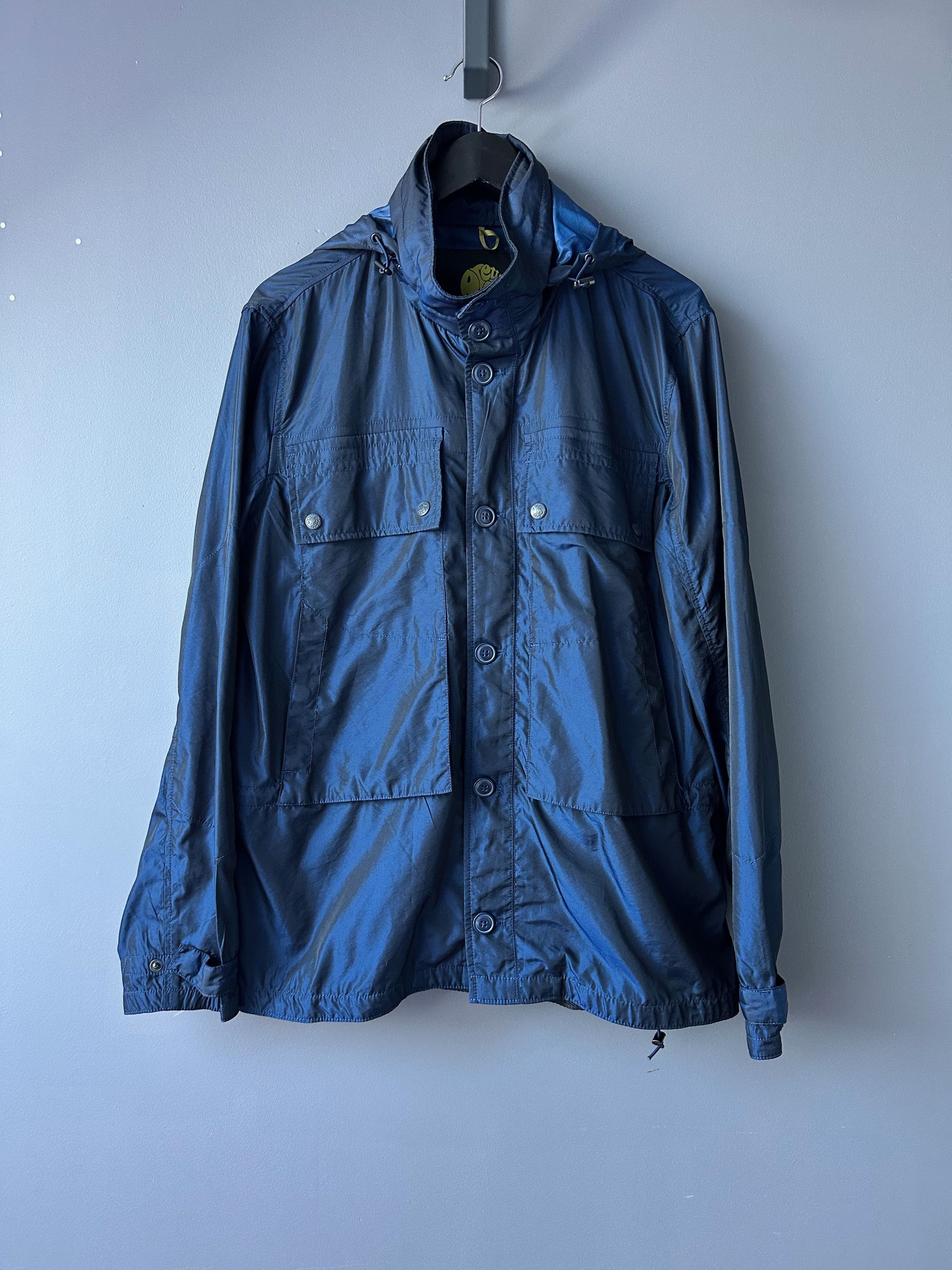 Pretty Green Pretty Green Jacket Navy Blue Military Style Lightweight Size US M / EU 48-50 / 2 - 2 Thumbnail