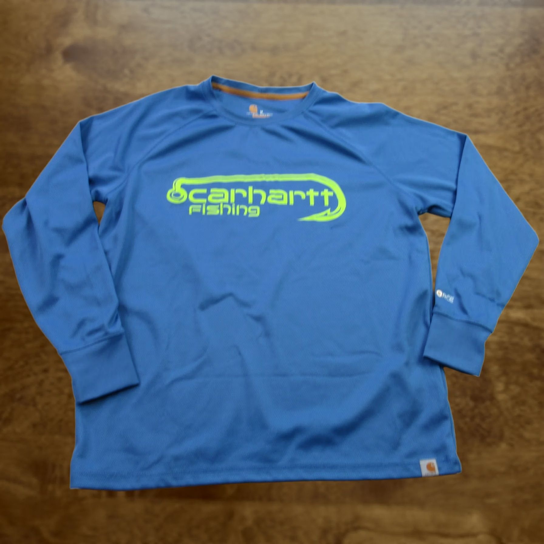 Carhartt Carhartt Shirt Mens Medium Long Sleeve Crew Neck Outdoors Relaxed Fit Blue Size US M / EU 48-50 / 2 - 1 Thumbnail
