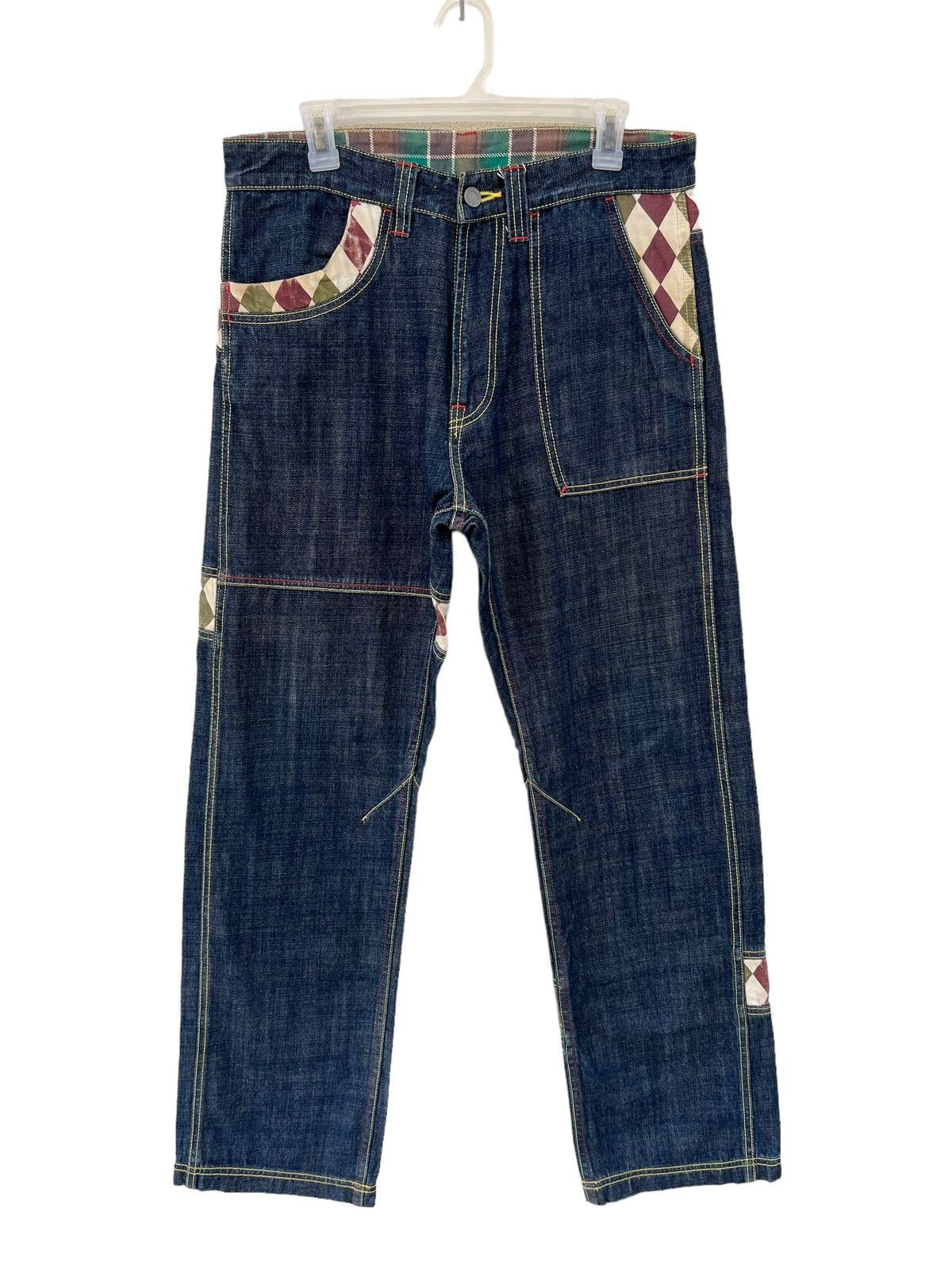 Vintage Vintage SACRIFICE Japan Union Made Hybrid Denim Jeans Size US 34 / EU 50 - 6 Thumbnail