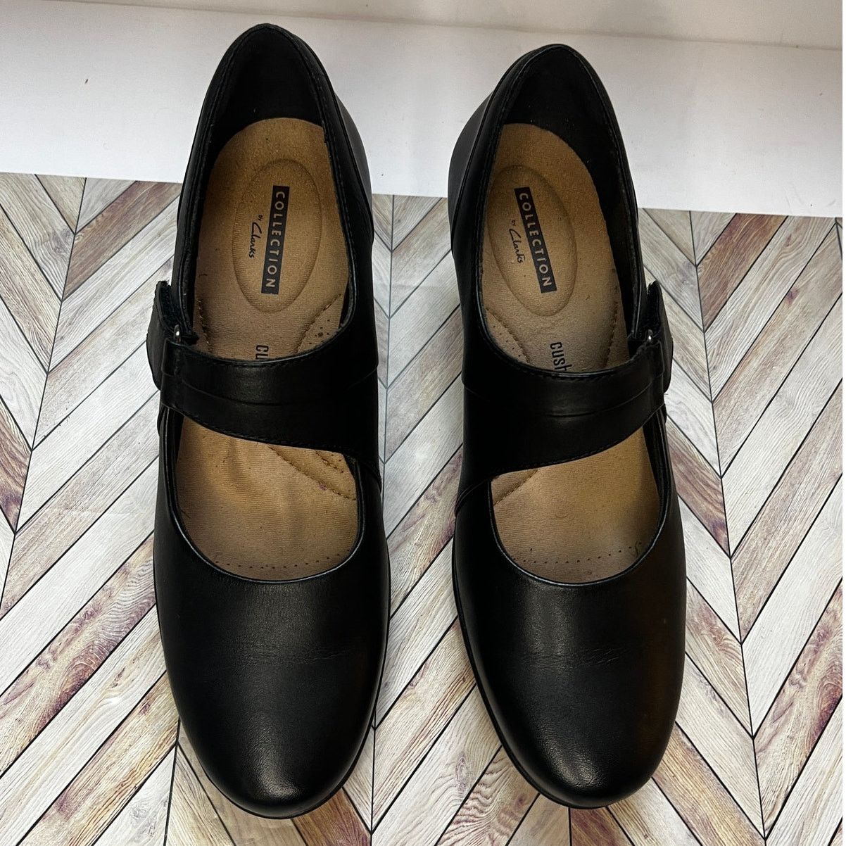Clarks Collection by Clarks Emslie Lulin Dress Pump Black Women 7.5 Size US 7.5 / IT 37.5 - 3 Thumbnail