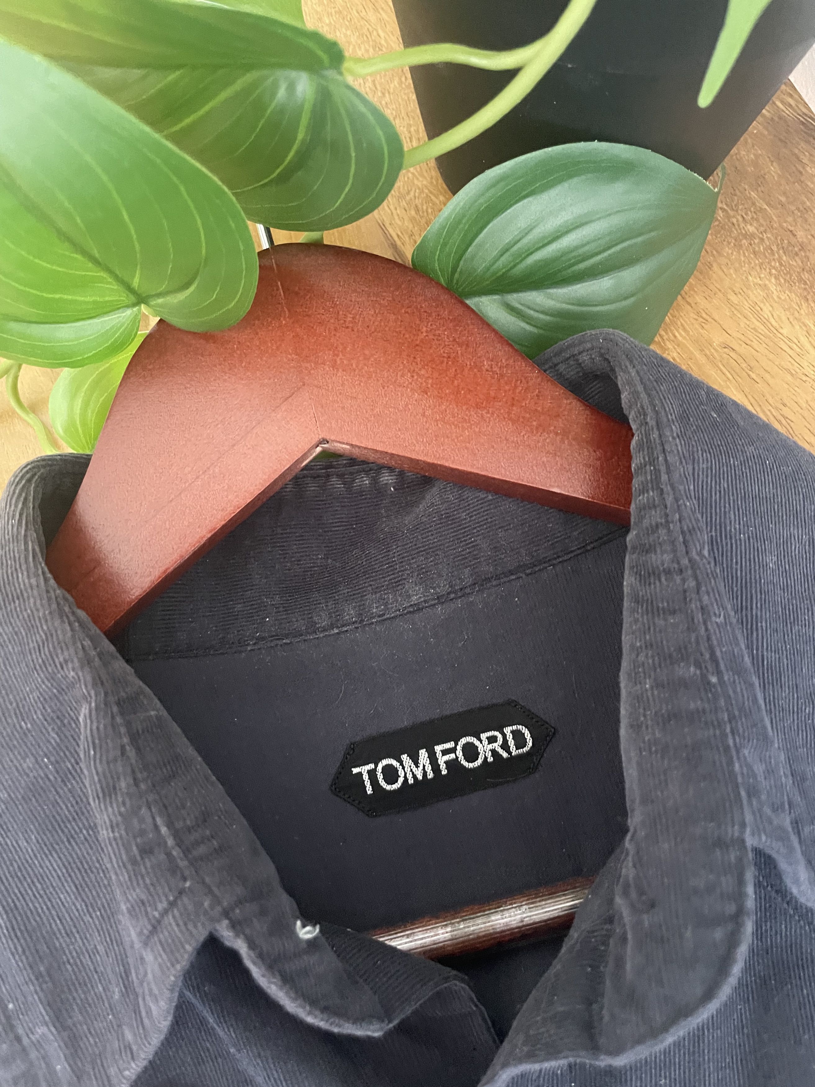 Tom Ford Tom Ford Velour Western shirt Navy blue size medium Size M / US 6-8 / IT 42-44 - 6 Thumbnail