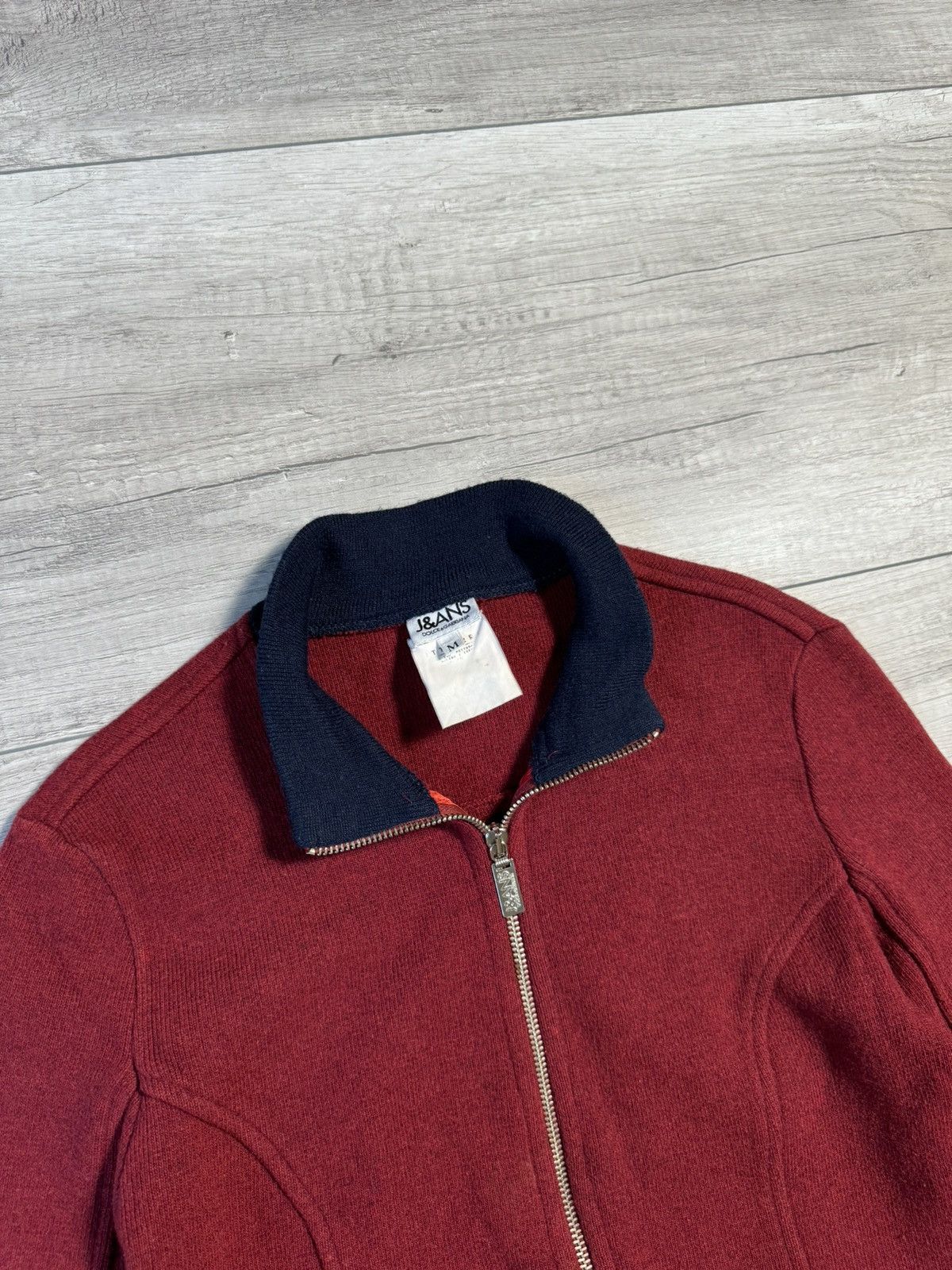 Vintage Vintage Dolce & Gabbana Zip Track Sweater Jacket Size M / US 6-8 / IT 42-44 - 4 Thumbnail
