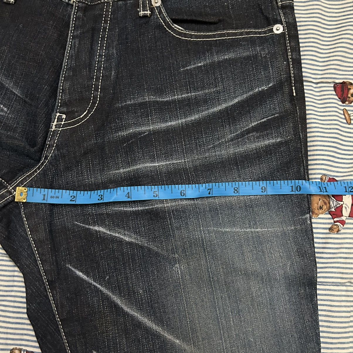 If Six Was Nine Tornado Mart Flared Blue Denim Jeans Size US 31 - 22 Thumbnail