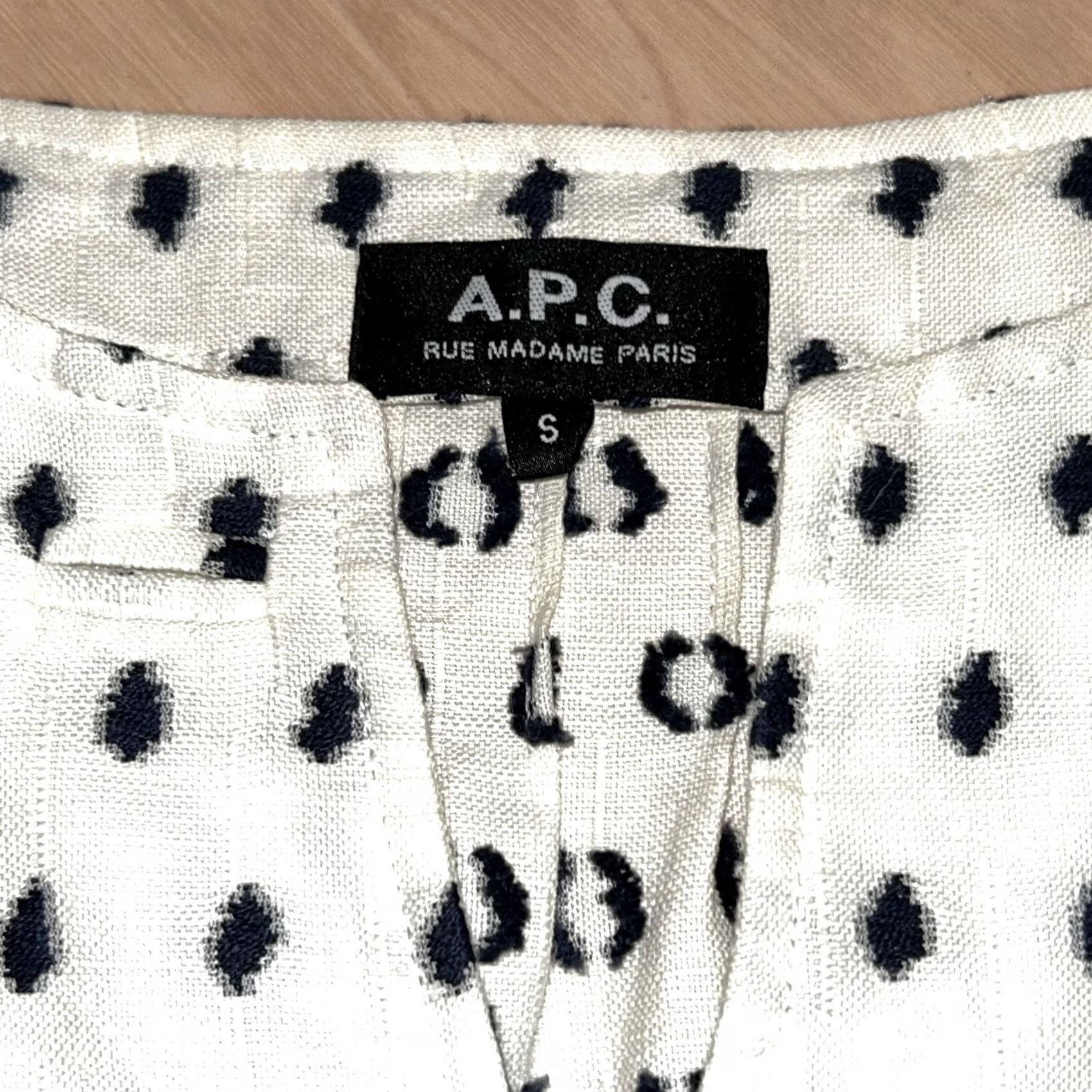 A.P.C. A.P.C. Atelier Napoli Ivory Polka Dot Knit Dress Women’s Small Size S / US 4 / IT 40 - 3 Thumbnail