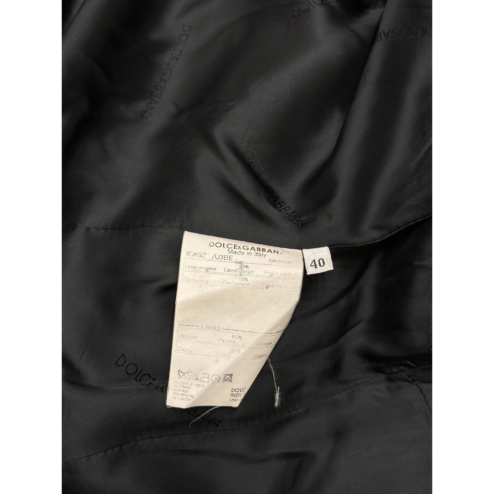 Dolce & Gabbana A/W2003 Dolce & Gabbana wool coat Size S / US 4 / IT 40 - 7 Thumbnail