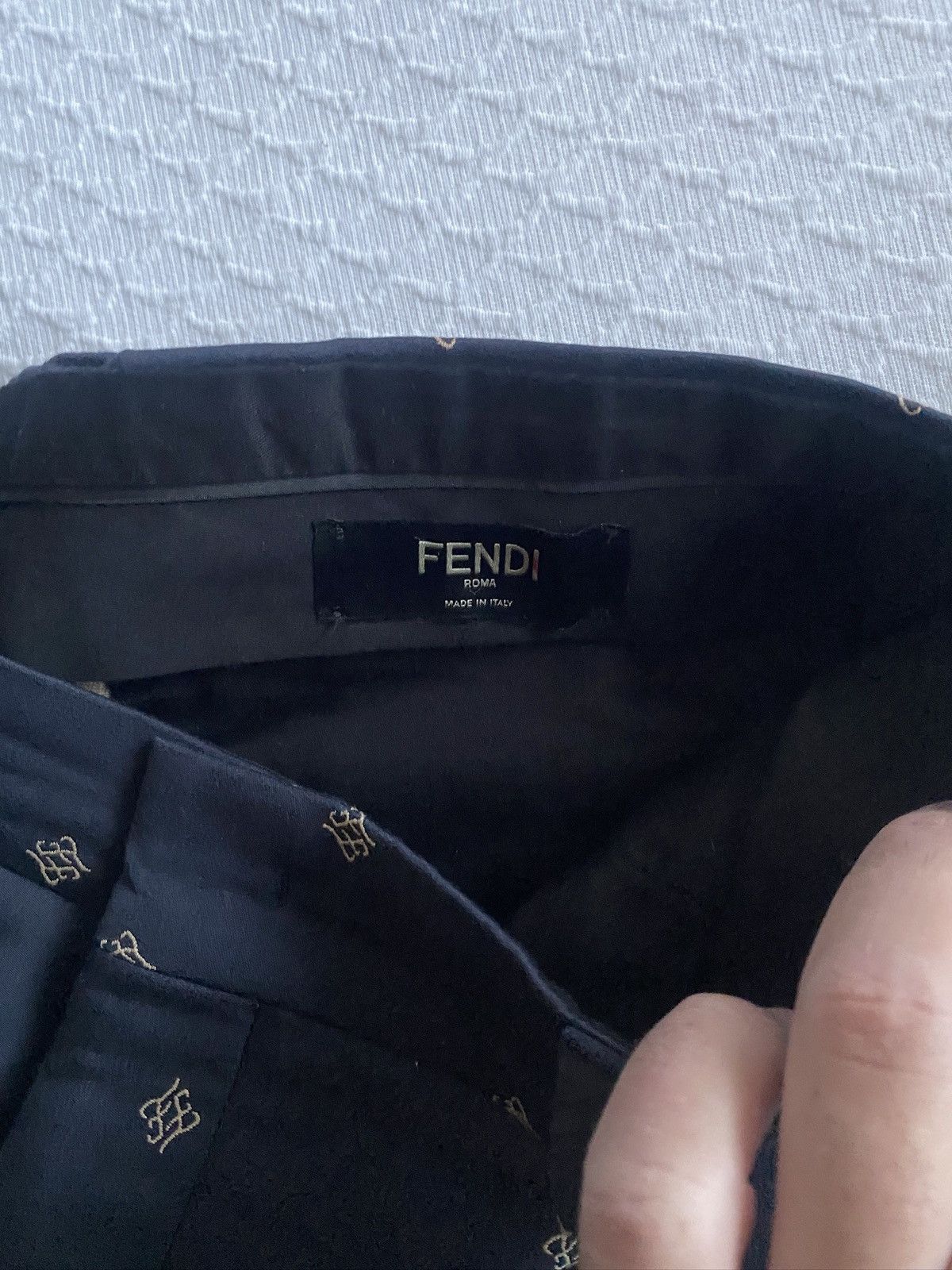 Fendi Fendi Monogram Trousers Size 52R - 5 Thumbnail