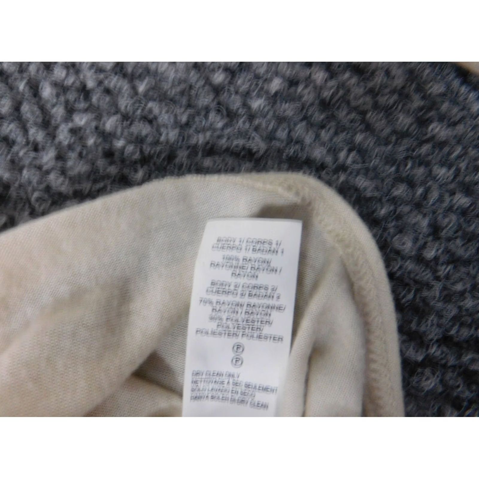 Lucky Brand Lucky Brand Blouse Womens M Beige Pullover Crew Neck Button Stretch Regular Classic Shirt UBan vintage: No Size M / US 6-8 / IT 42-44 - 6 Thumbnail