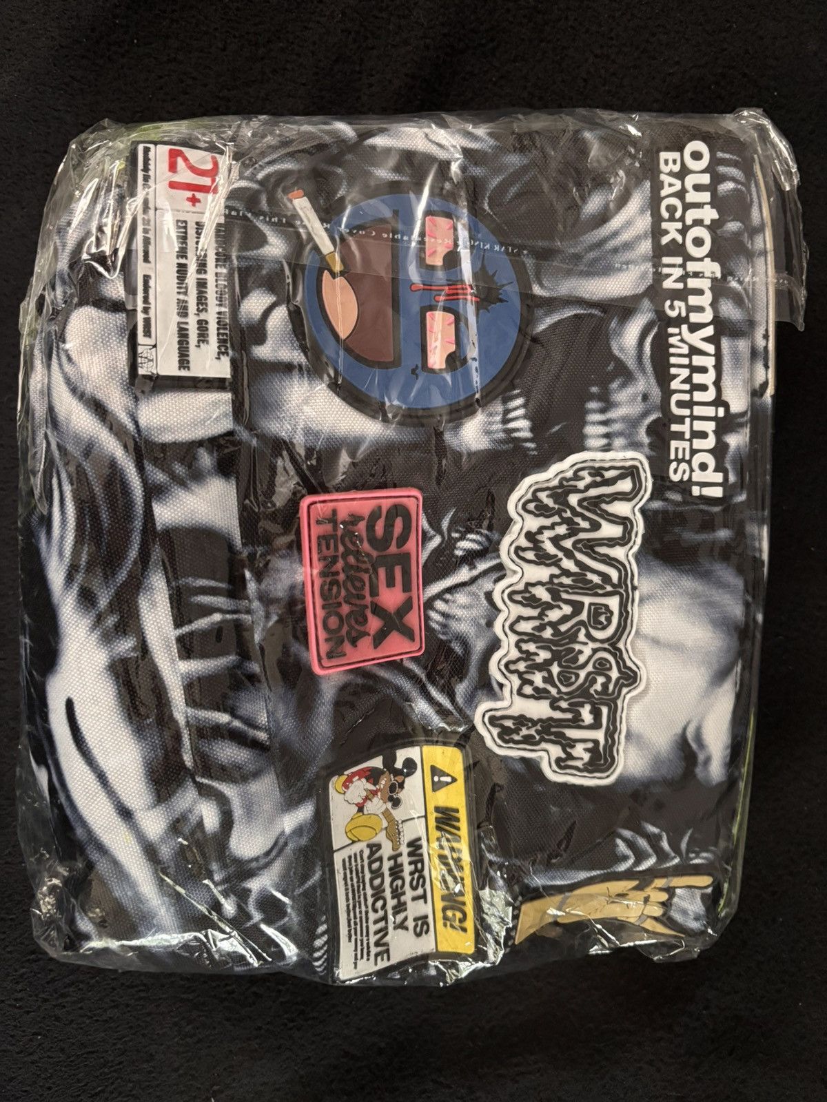 Other WRST Skullpile Patch Backpack (rare) Size ONE SIZE - 2 Thumbnail