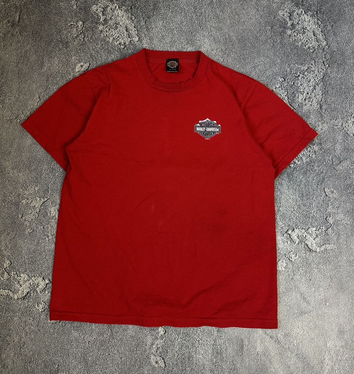 Harley Davidson × Vintage Vintage 1999 Harley Davidson Eagle Red Biker T-Shirt Size US L / EU 52-54 / 3 - 2 Thumbnail