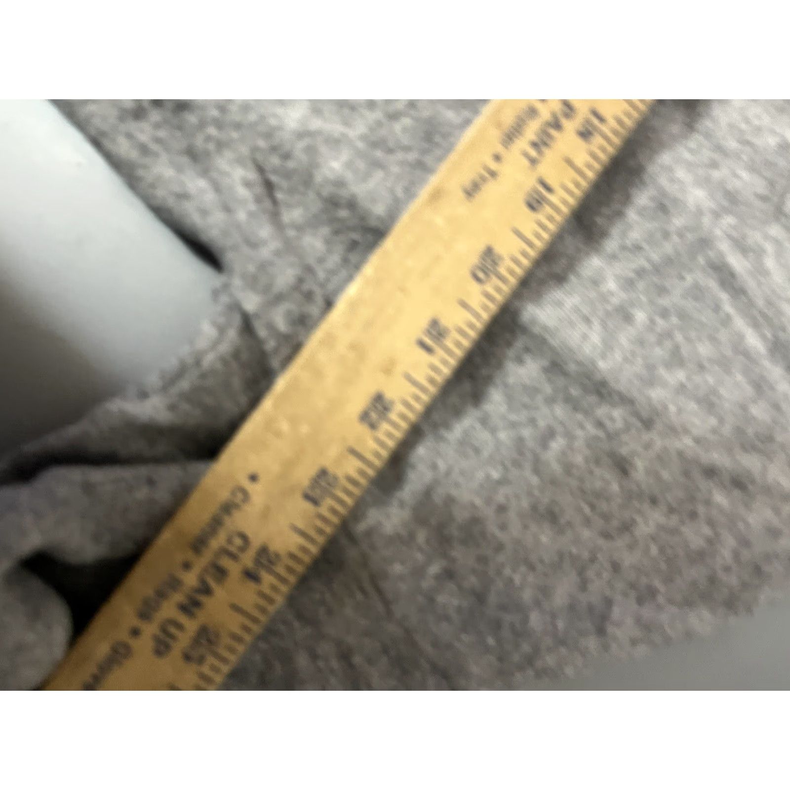 Vintage Cliche Gray Wool Blend Sleeve Crew Neck Sweater Top Medium Womens Pullover Size M / US 6-8 / IT 42-44 - 6 Thumbnail