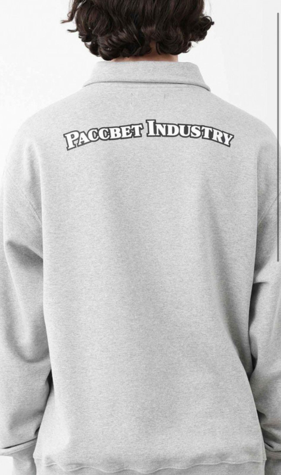 Other Rassvet Men Varsity Grey Collared Sweatshirt Size M Size US M / EU 48-50 / 2 - 2 Thumbnail