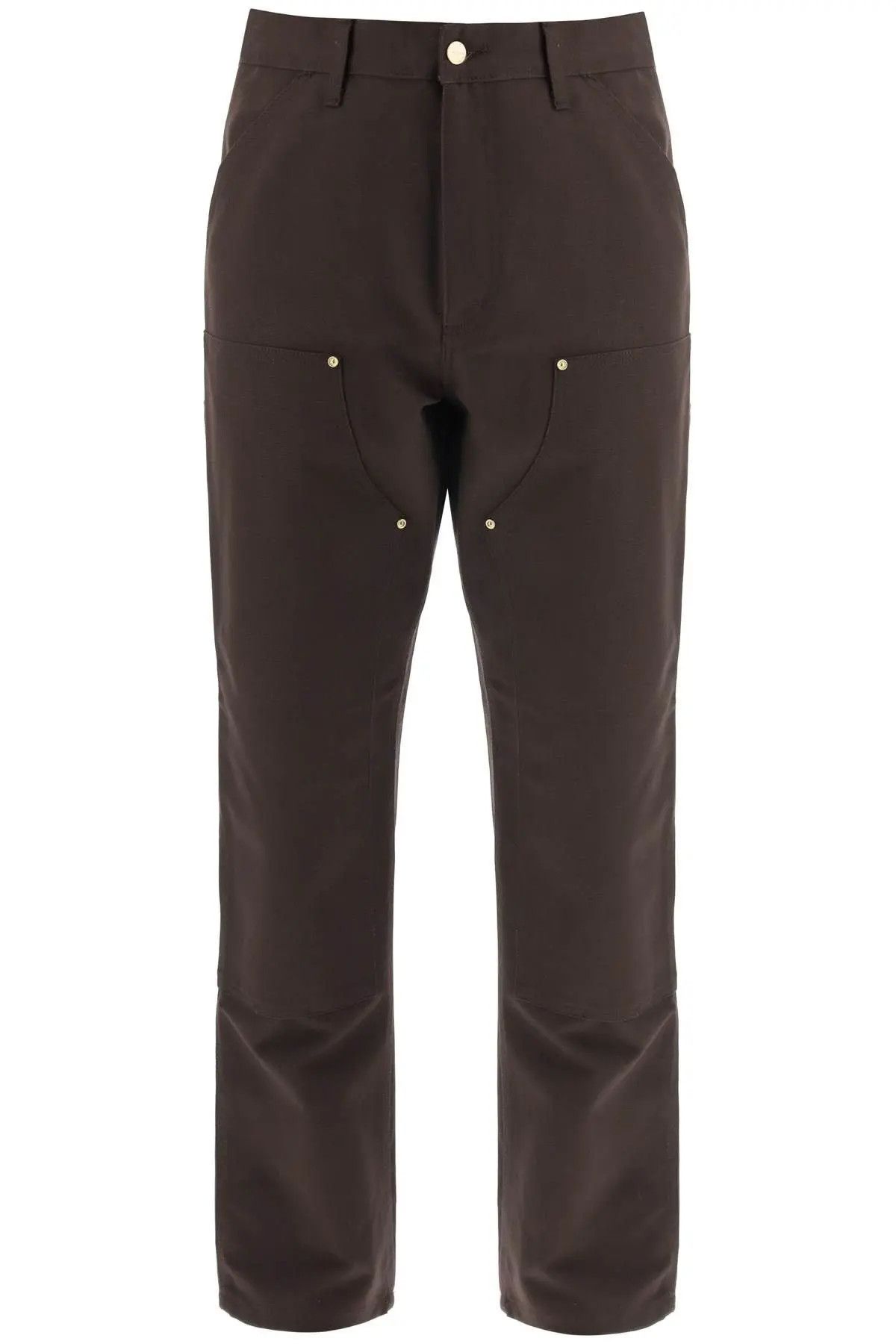 Image of Carhartt Wip O1S22I1N0224 Organic Cotton Double Knee Pant In Brown, Men's (Size 31)