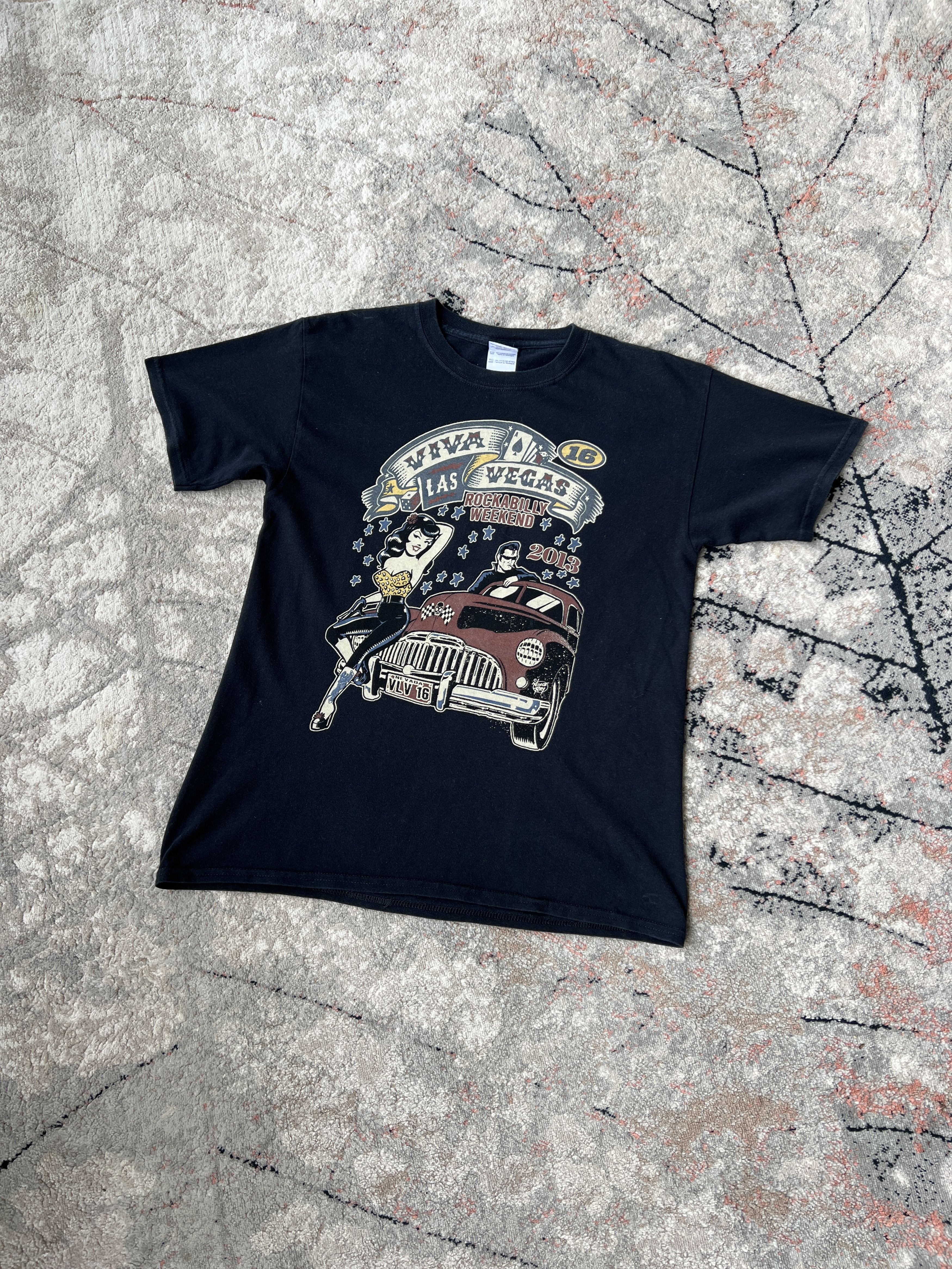 Vintage Viva Las Vegas Rockabilly Weekend 2013 Tee Size US XL / EU 56 / 4 - 1 Thumbnail
