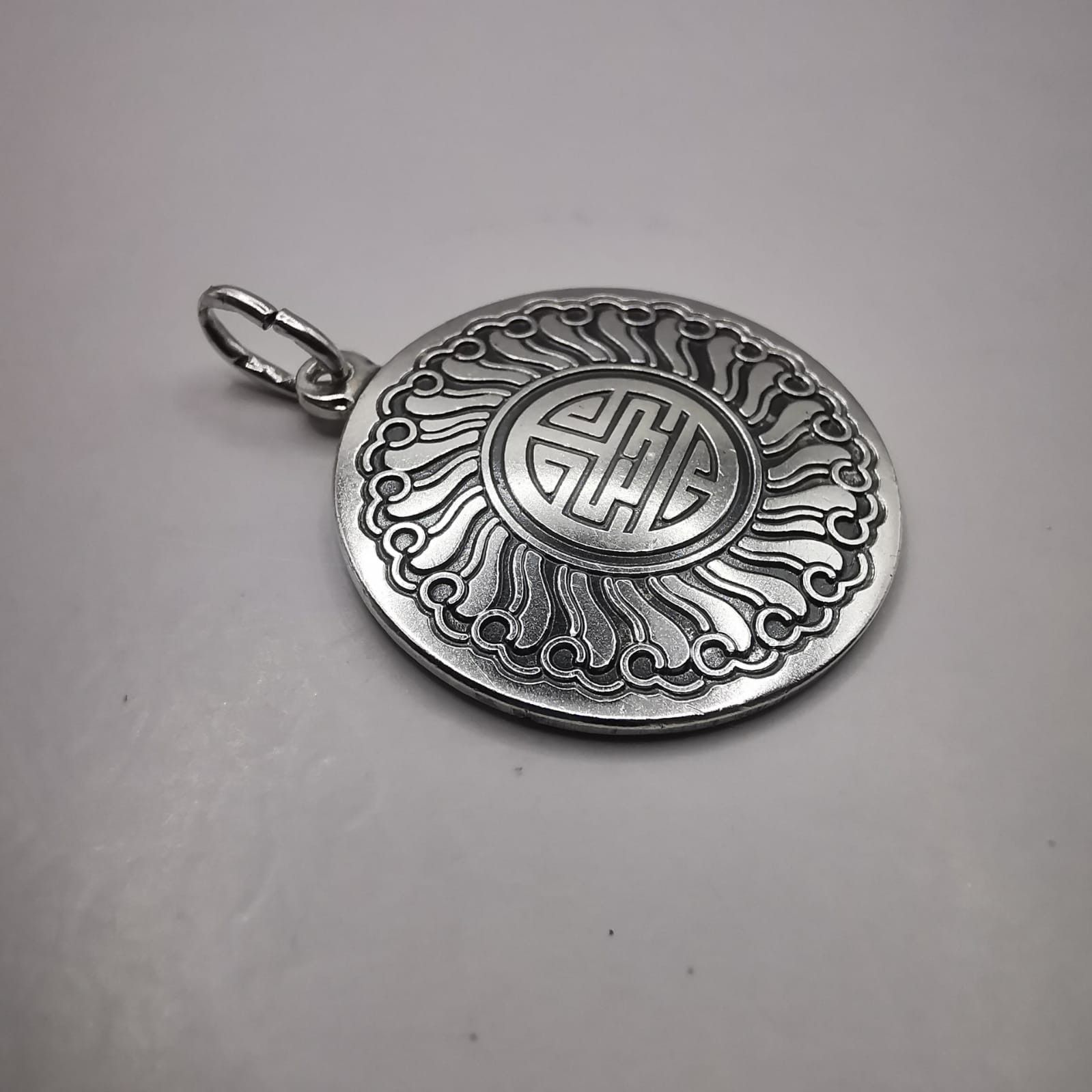 Vintage Vintage pendant "Amulet of Five Blessings 925 silver 7g Size ONE SIZE - 5 Thumbnail
