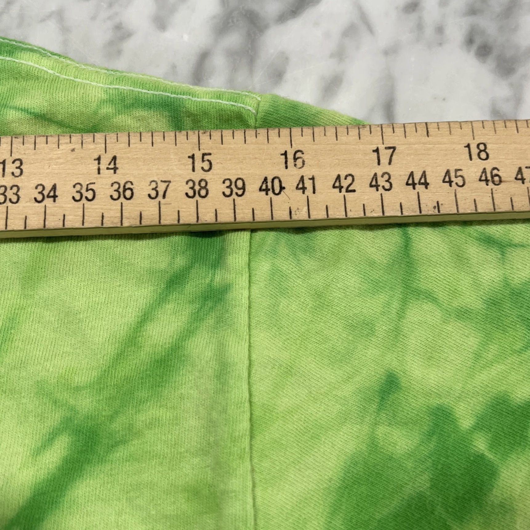 Area VINTAGE Tie-Dye Swim Team T-Shirt Double-Sided Adult Small Green Summer Swimming Mens Size US S / EU 44-46 / 1 - 7 Thumbnail