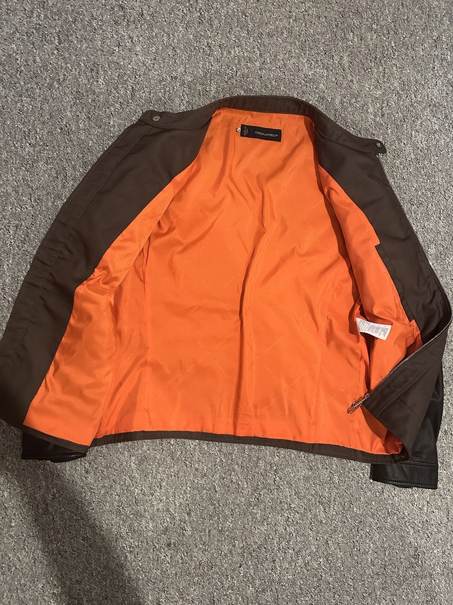 Dsquared2 Dsquared2 biker Nylon Jacke Leder Ärmel 52 L Size US L / EU 52-54 / 3 - 2 Thumbnail
