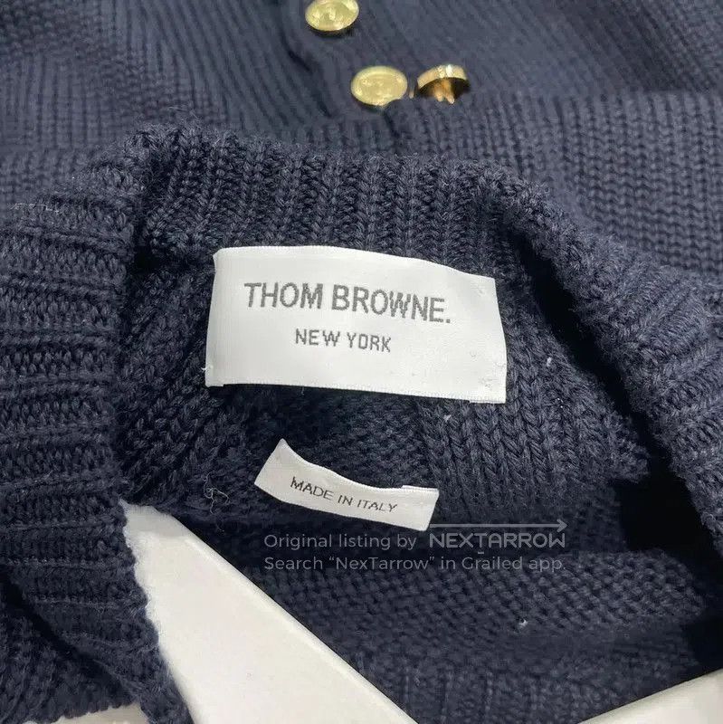 Thom Browne Thom Browne Blue Long Sleeve Pullover Sweater . Size XXS / US 00 / IT 34 - 6 Thumbnail