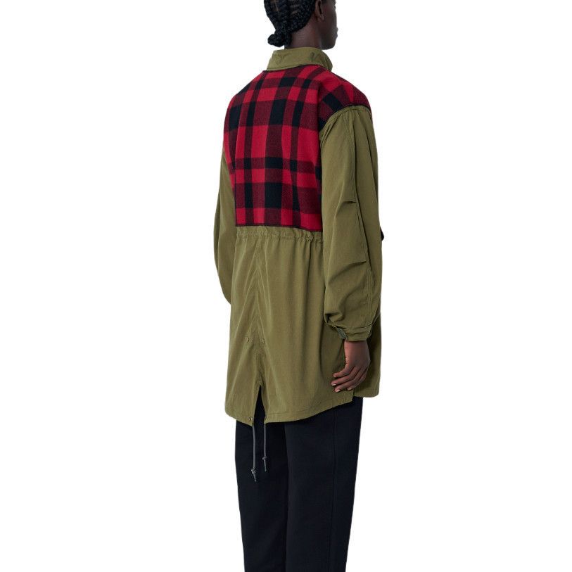 Junya Watanabe JUNYA WATANABE Green/Red Check Coat New & Authentic (Men's s Size US L / EU 52-54 / 3 - 2 Thumbnail