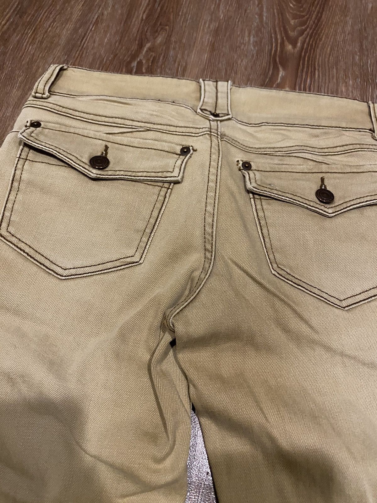 Hysteric Glamour × Japanese Brand × Tornado Mart Flare jeans honeysuckle rose boot cut Size 29" - 4 Thumbnail