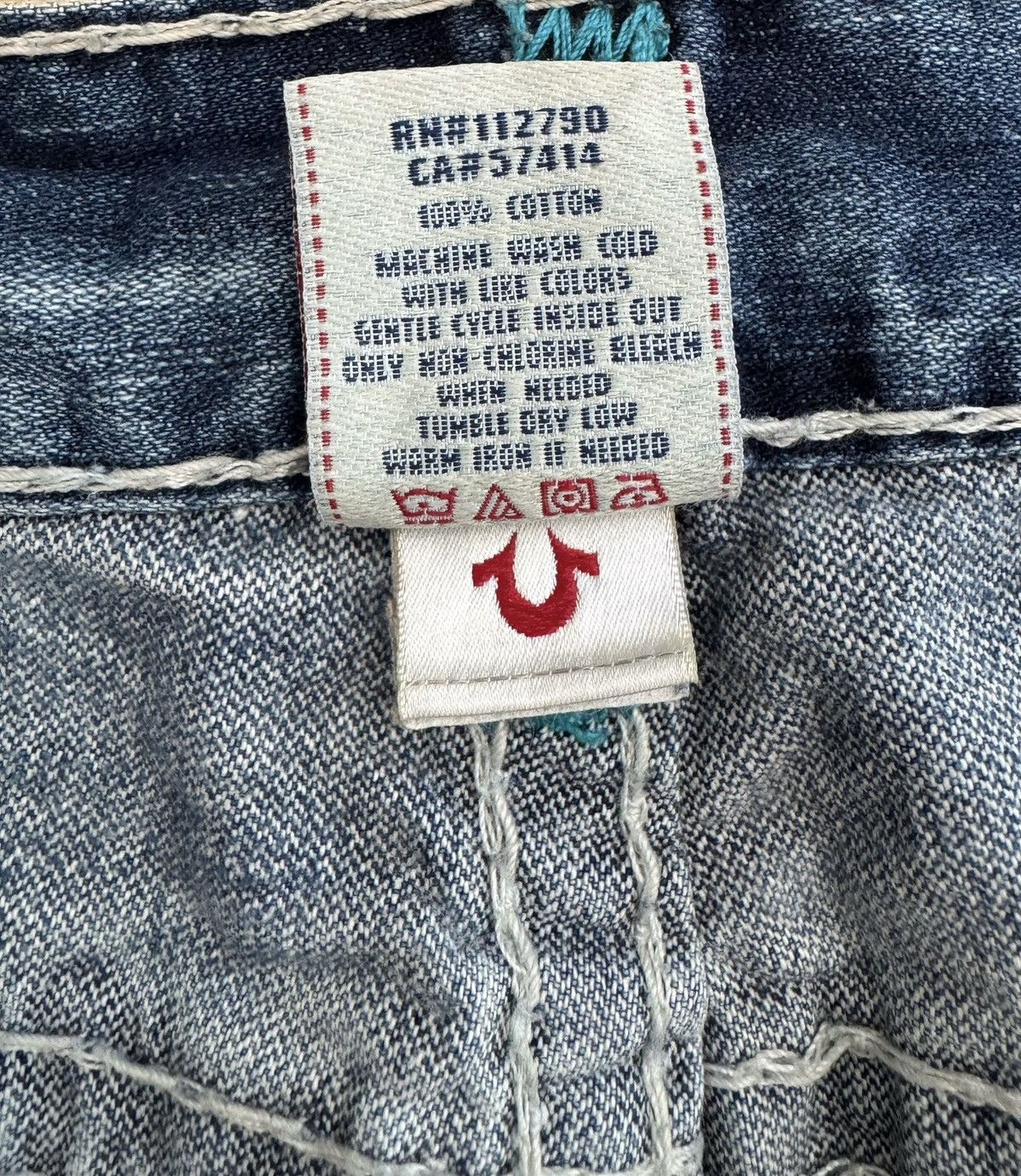 True Religion True Religion Geno Super T Jeans Size US 34 / EU 50 - 6 Thumbnail