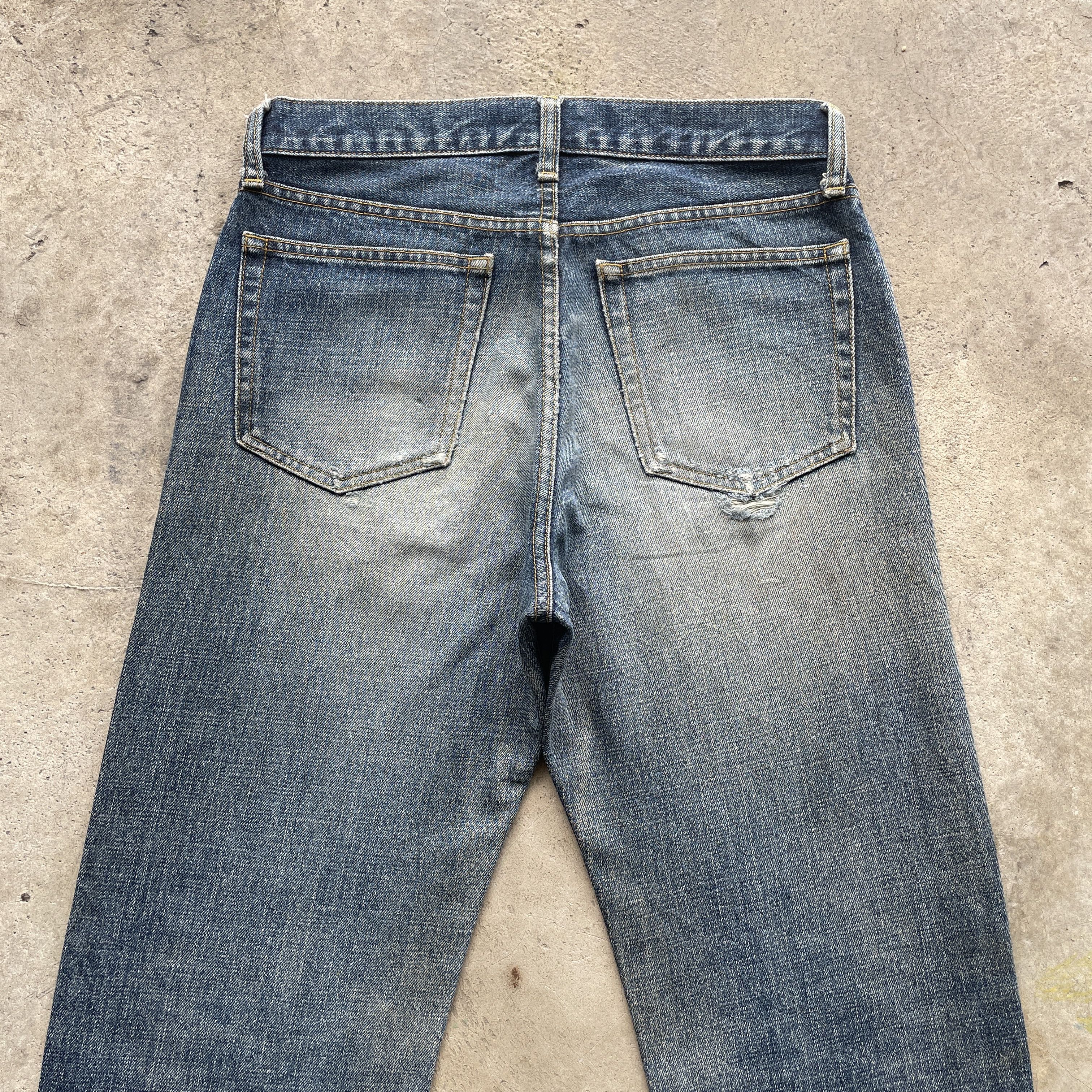 Japanese Brand Vintage Japanese MudWash Denim Faded Jeans Pants W30x30 Size US 30 / EU 46 - 8 Thumbnail