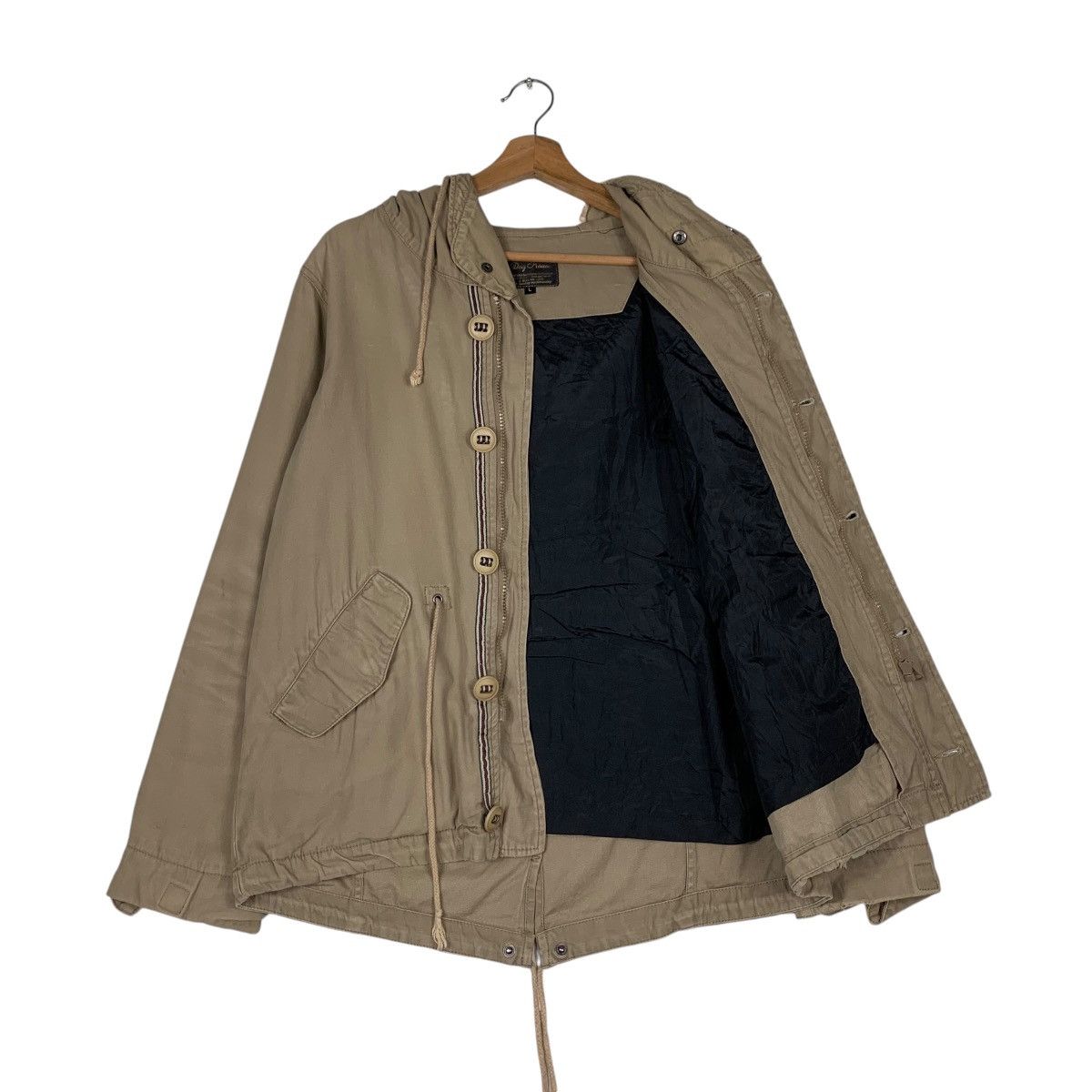 Japanese Brand DOG HOUSE Vintage Wear Hooded Jacket #1305-C59 Size US L / EU 52-54 / 3 - 10 Thumbnail
