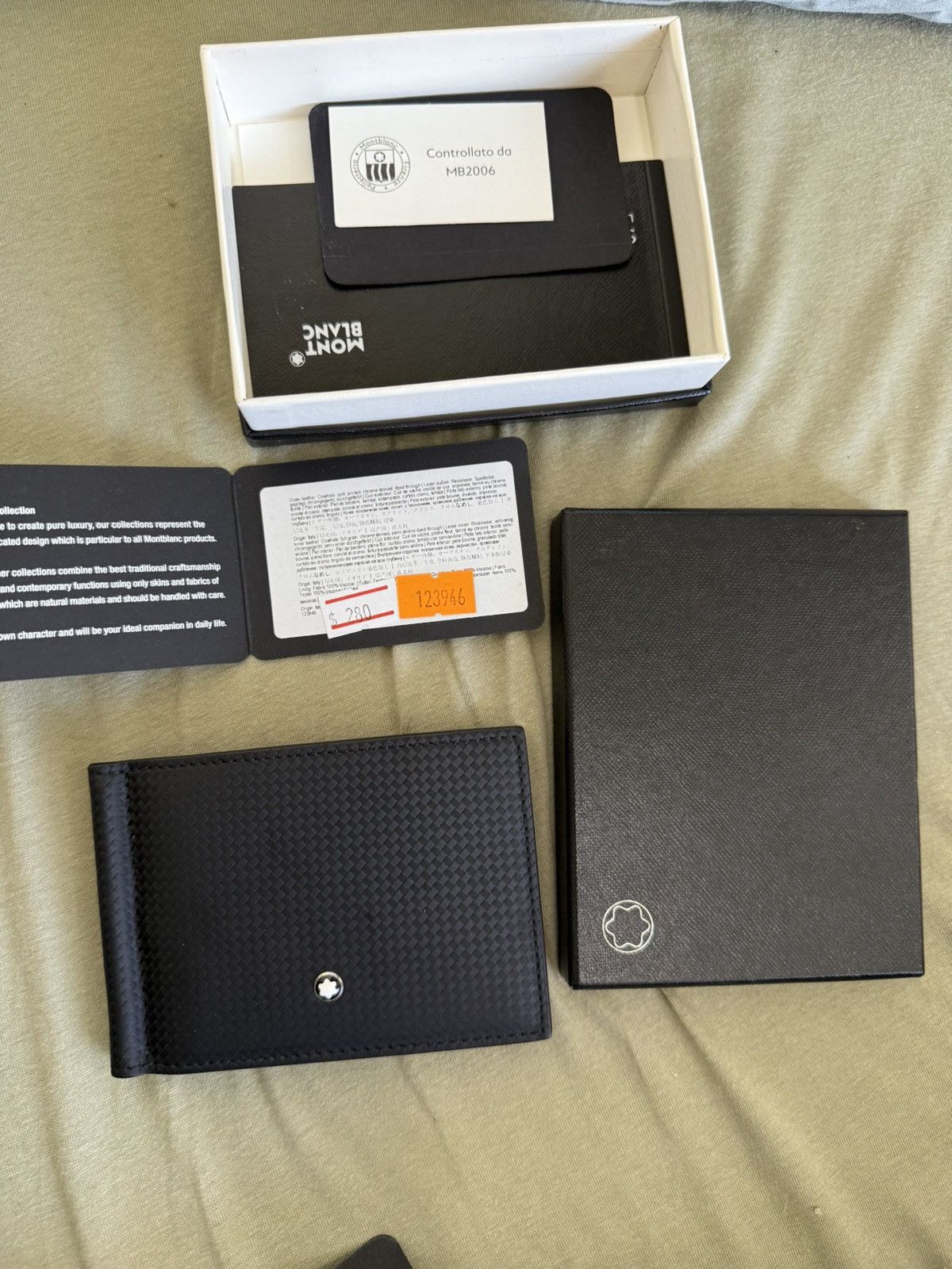 Montblanc Mont Blanc 6cc Wallet Size ONE SIZE - 2 Thumbnail