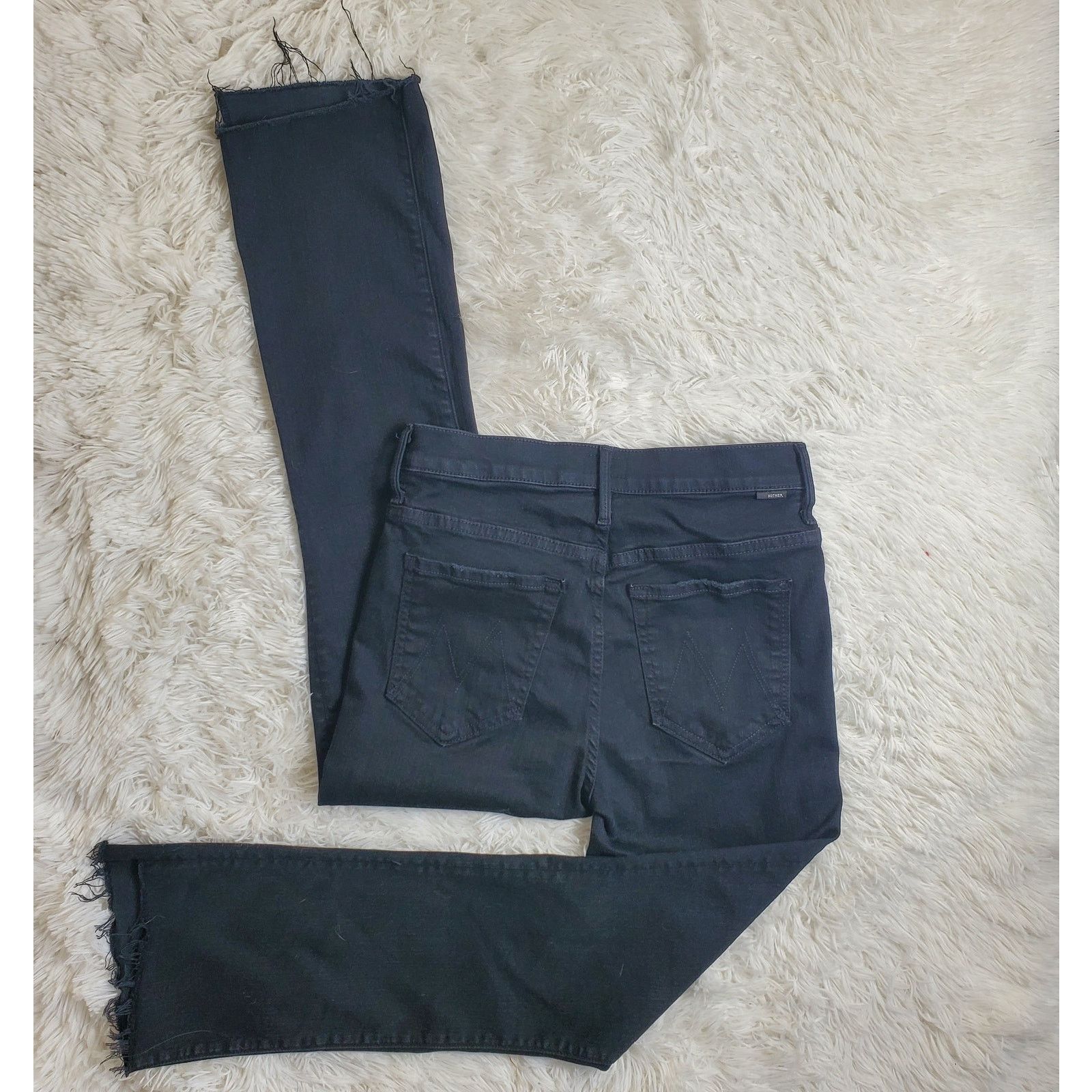 MOTHER Mother Insider Crop Fray Jeans 27 / 4 Size 27" / US 4 / IT 40 - 9 Thumbnail