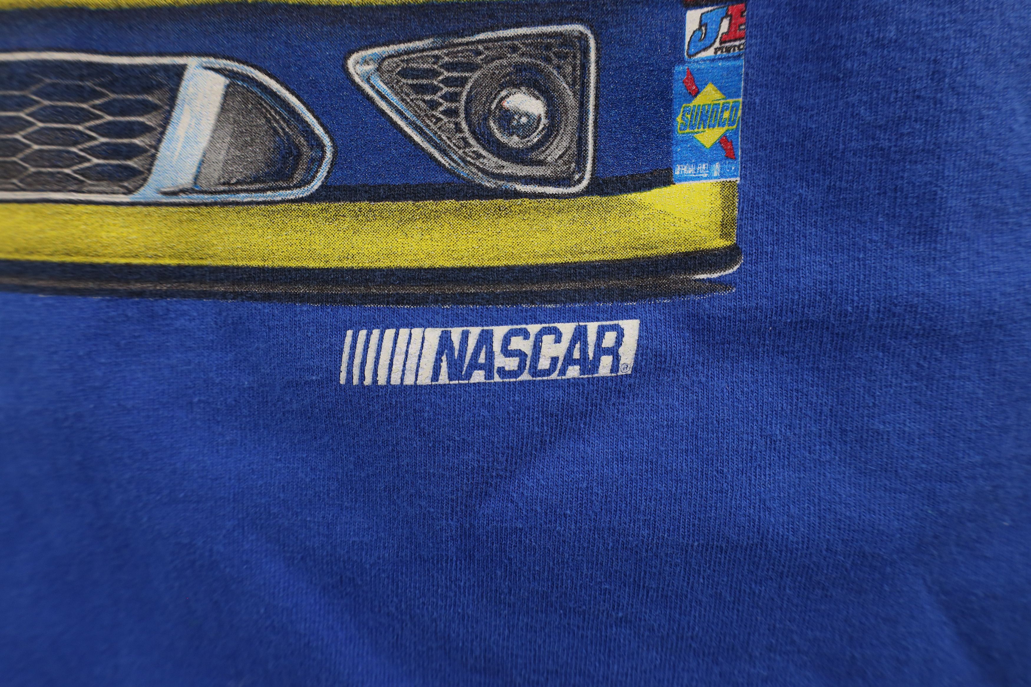 Vintage Vintage NASCAR Roush Fenway Racing Matt Kenseth T-Shirt Blue Size US XXL / EU 58 / 5 - 5 Thumbnail