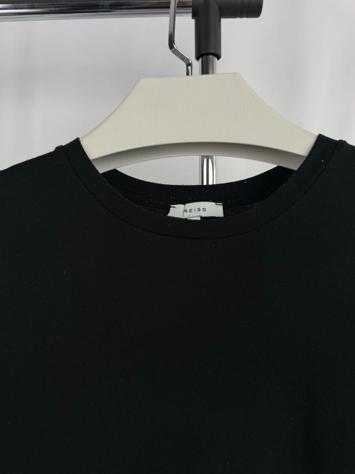 Reiss Reiss Basic Black Crew Neck T-Shirt for Men – Casual Minimal Size US M / EU 48-50 / 2 - 3 Thumbnail