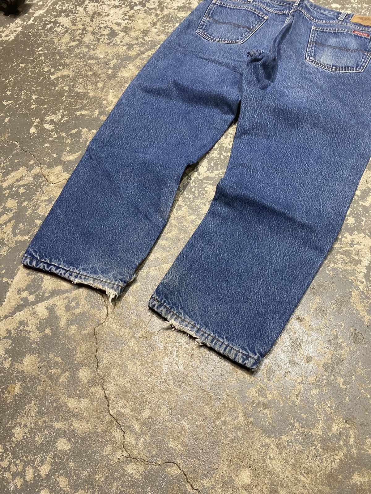 Carhartt × Dickies × Vintage Vintage Dickies Blanket Lined Denim Baggy Fit Pants Size US 38 / EU 54 - 12 Thumbnail