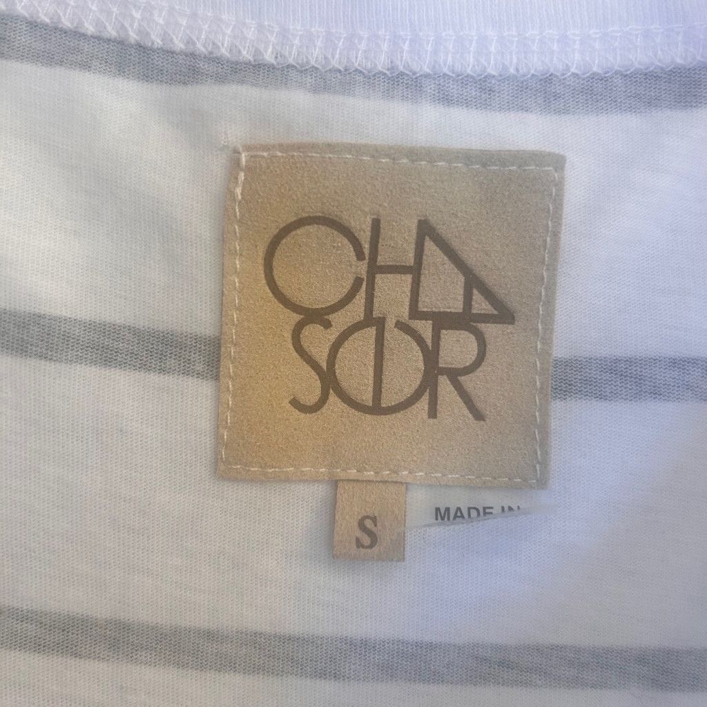 Chaser Brand Women's Chaser Tank Top S White w/blue Striped Size S / US 4 / IT 40 - 2 Thumbnail