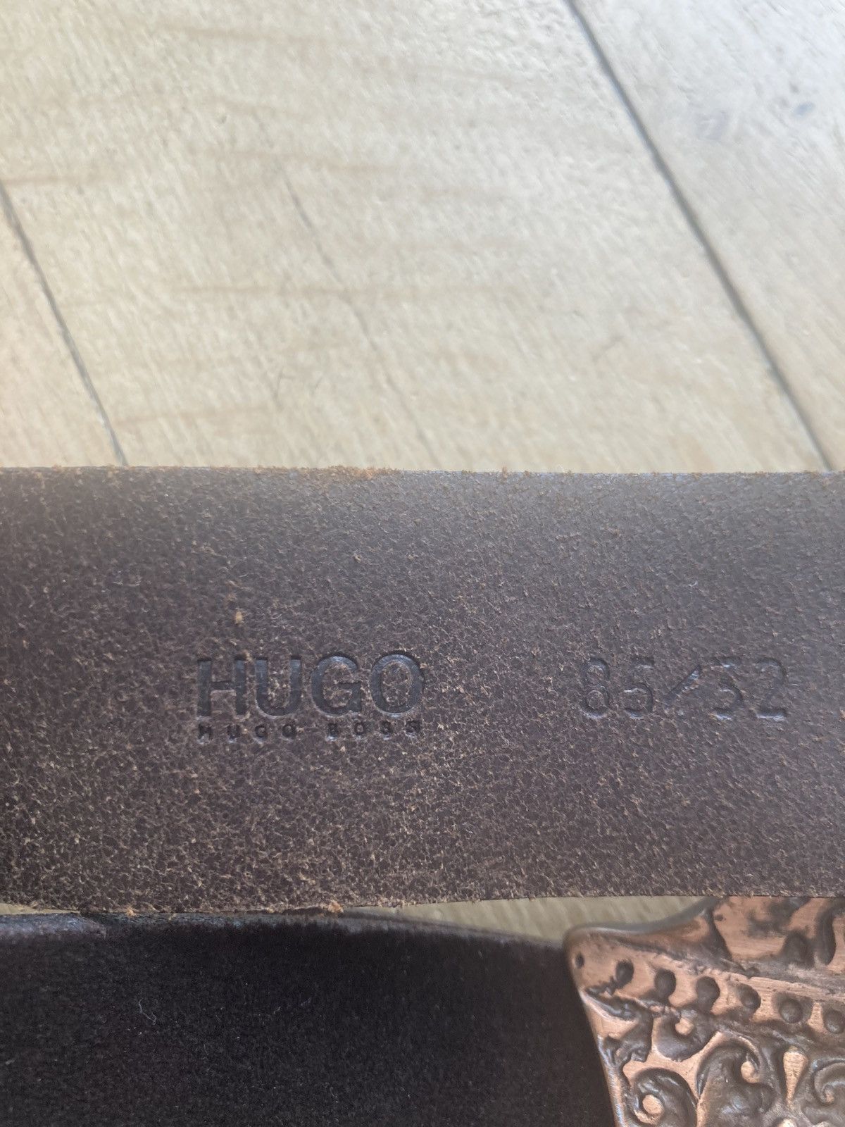 Hugo HUGO by HUGO BOSS runway suede boho belt with big buckle Size ONE SIZE - 7 Thumbnail