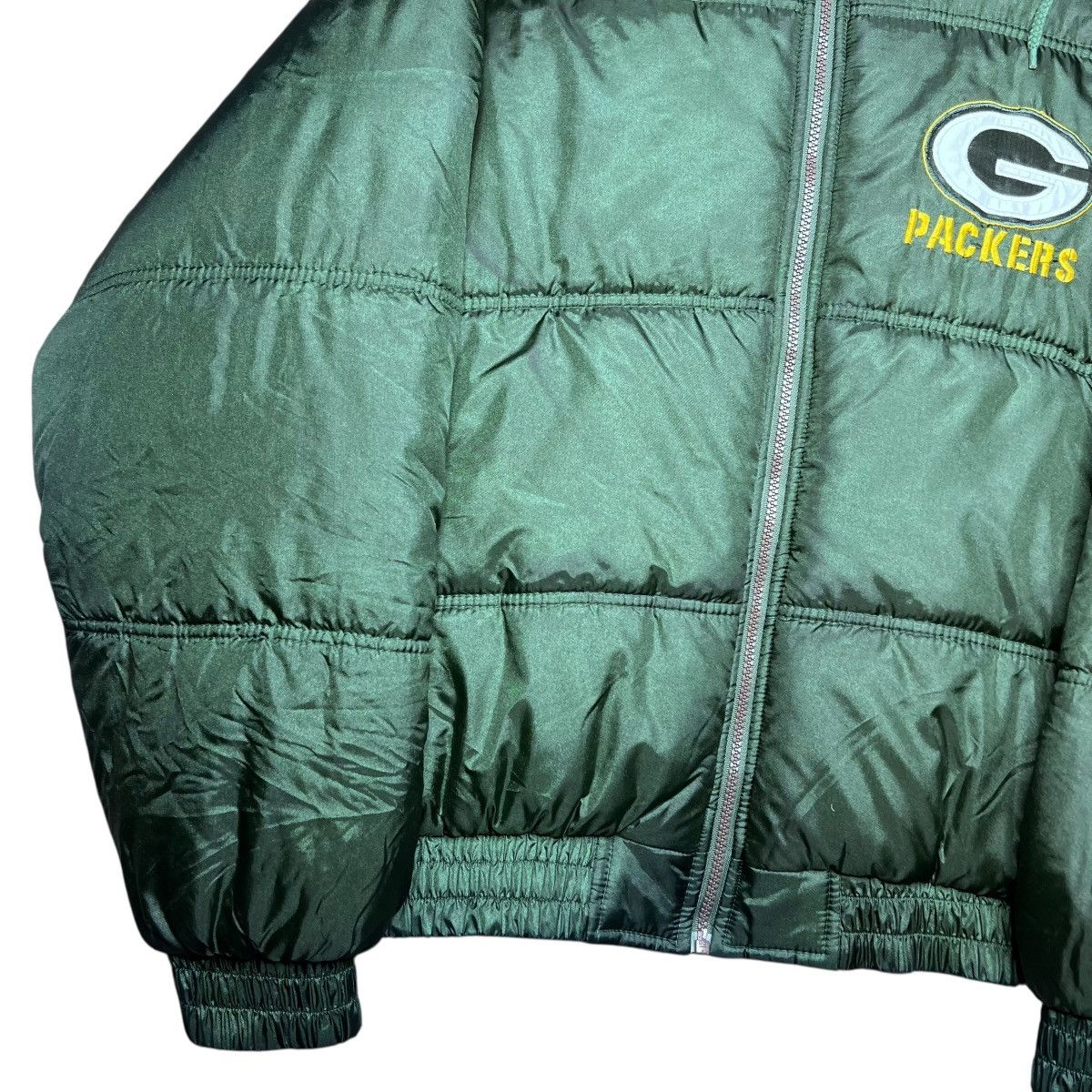 NFL 1990s NFL Green Bay Packers Game Day Spell Out Puffer Jacket Size US L / EU 52-54 / 3 - 20 Thumbnail