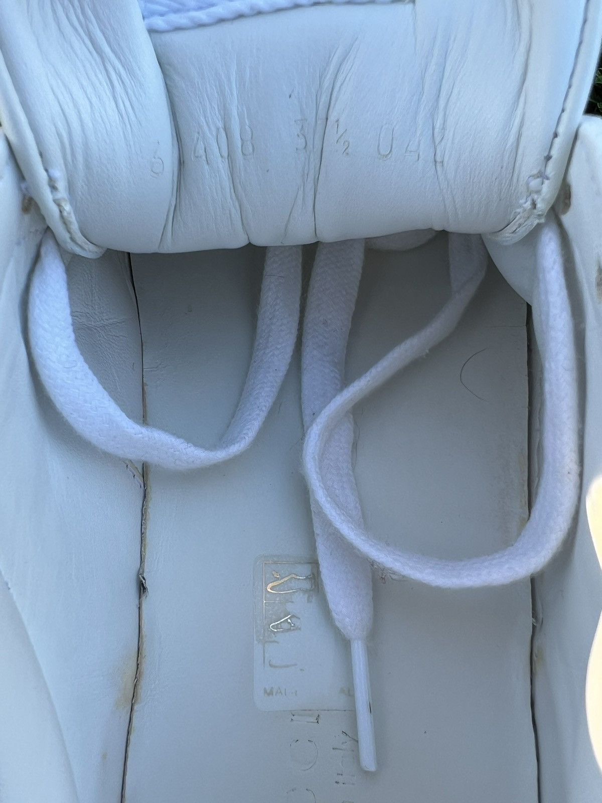 Gucci Gucci GG Monagram Embossed Leather Sneakers Size US 7.5 / IT 37.5 - 6 Thumbnail