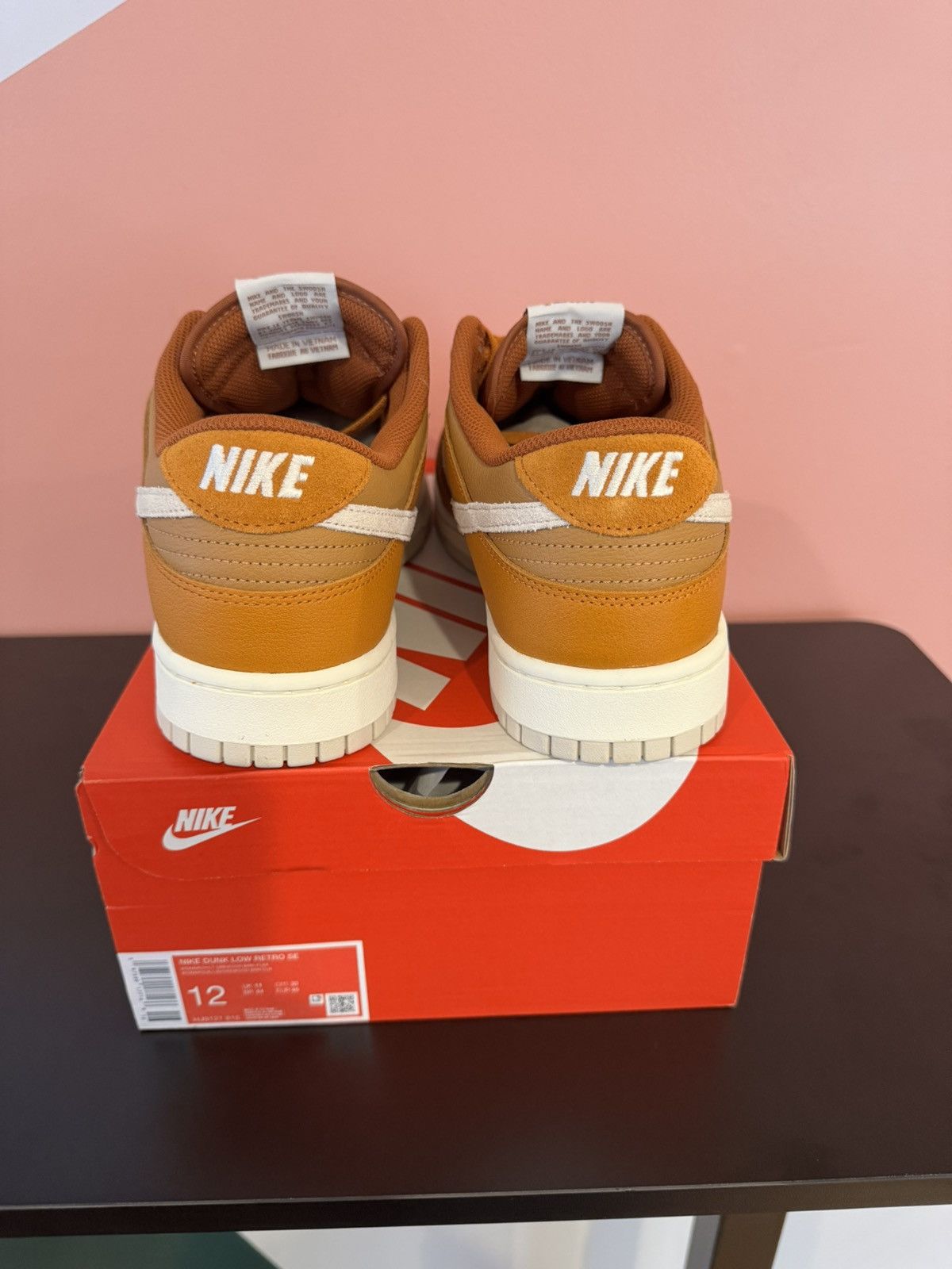 Nike Nike Dunk Low Retro SE - Monarch Size US 12 / EU 45 - 4 Thumbnail