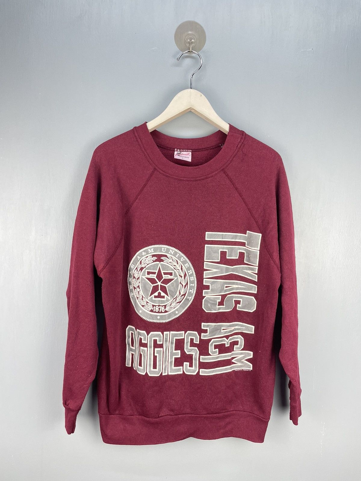 Vintage Vintage 80s Texas A&M University sweatshirt Size US L / EU 52-54 / 3 - 1 Thumbnail