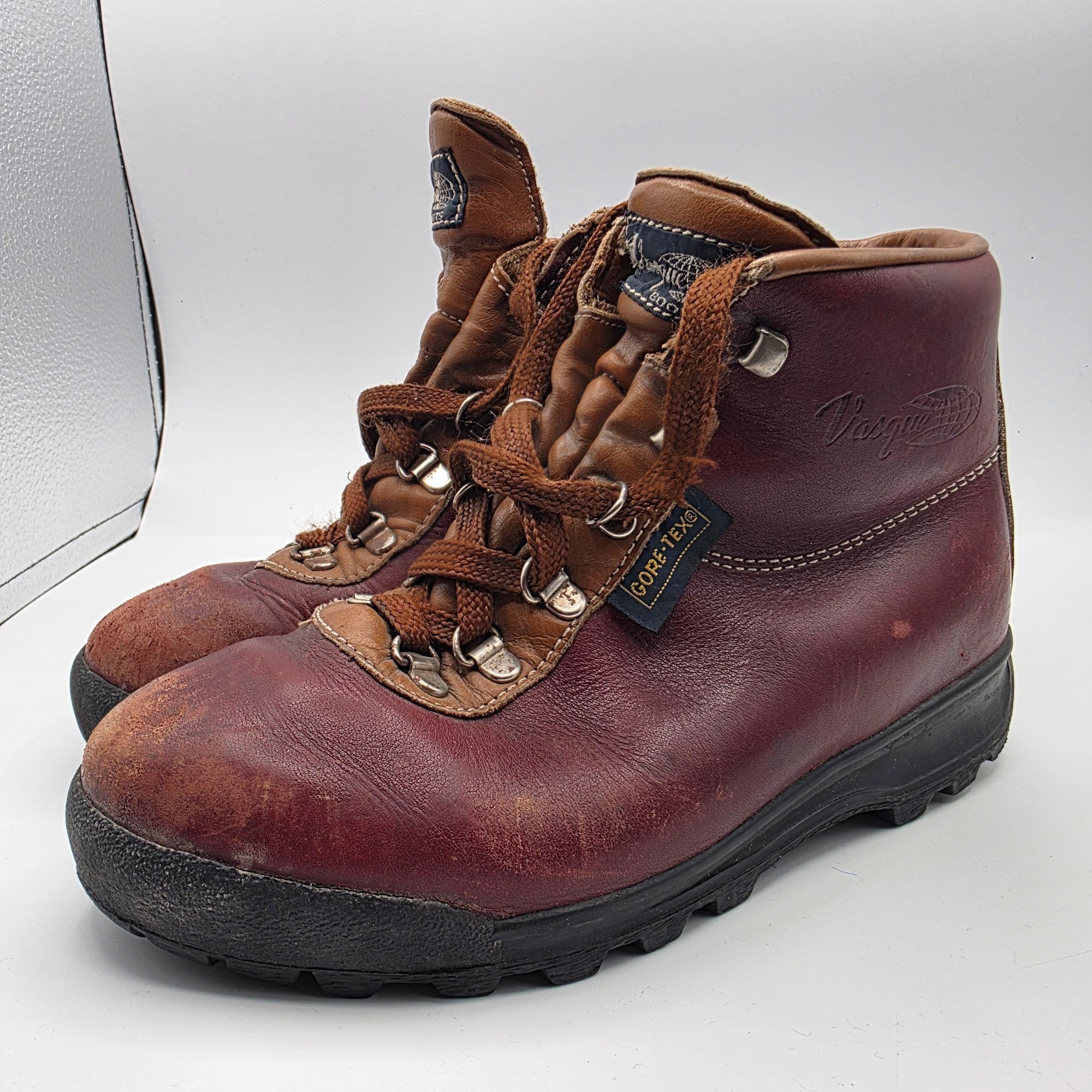 Vasque Vasque Gore Tex Womens Hiking Boots 7M Brown Leather Waterpr Size US 7 / IT 37 - 3 Thumbnail