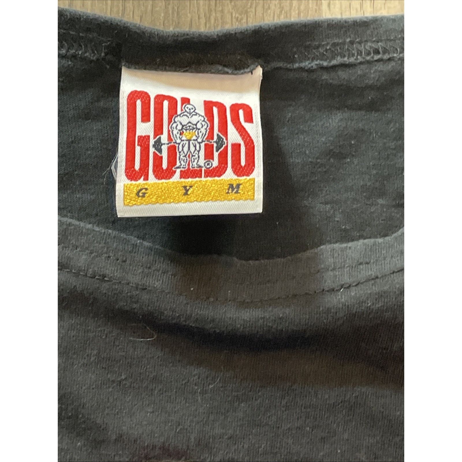 Other Vtg 80s Gold's Gym T-Shirt Single Stitch Small Black Muscle Size US S / EU 44-46 / 1 - 5 Thumbnail