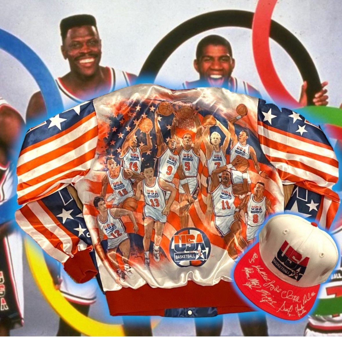 Chalk Line × Vintage 💎ViNTaGe💎 1992 CHaLK Line FaNaMTioN USA DreAm TEaM JaCKet🧥 Size US M / EU 48-50 / 2 - 2 Thumbnail