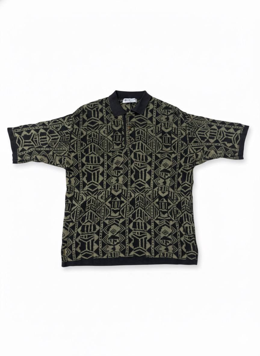 Vintage Charles Jourdan Monsieur Knitted Polo Shirt