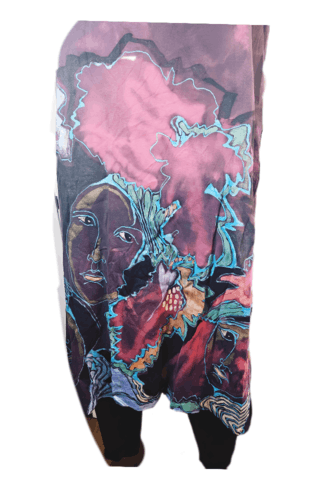 Other 1980s Hand-Painted Signed Wearable Art 4ft Vest Women’s New Size ONE SIZE - 6 Thumbnail
