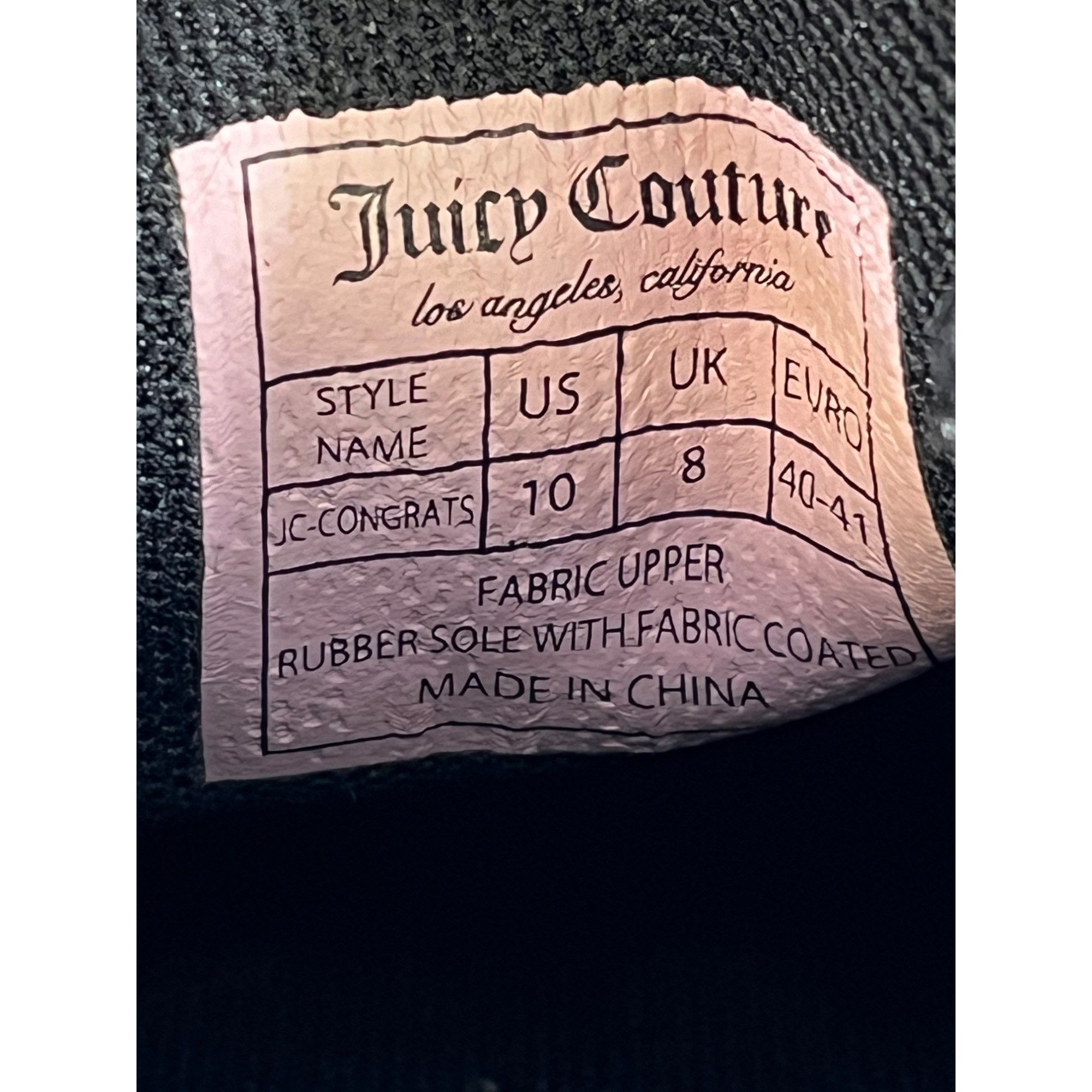 Juicy Couture Juicy Couture Congrats Womens Gold Glitter Leopard Slip Ons Size US 10 / IT 40 - 7 Thumbnail