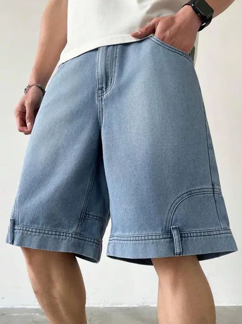 Jean Kubota x Asahi Washed Designer vintage Unique jean shorts Size US 32 / EU 48 - 2 Thumbnail